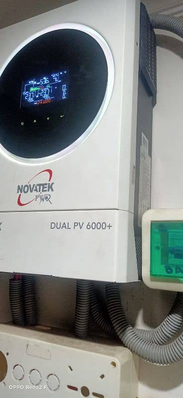 Novatek Hybrid Inverter just 1 year used, warranty available 0