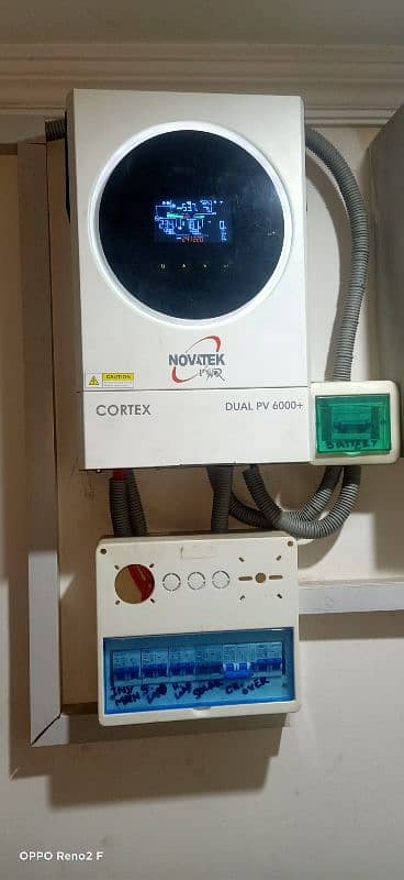 Novatek Hybrid Inverter just 1 year used, warranty available 4