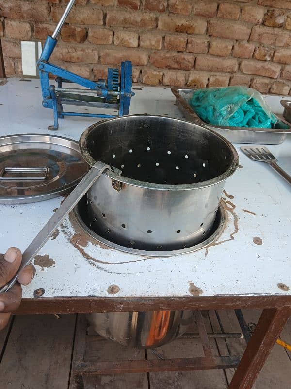 Food Cart Fries Roll Samosa Pakora Counter Rehri For Sale 1