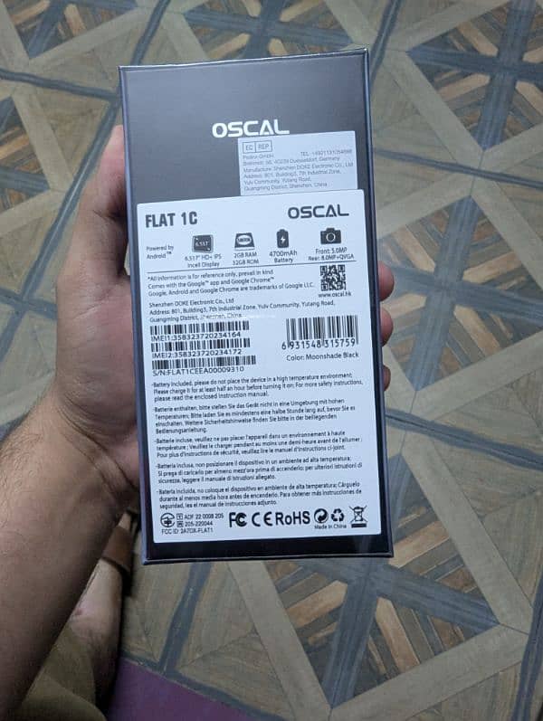 Box pack Oscal Flat 1c 4/32 1