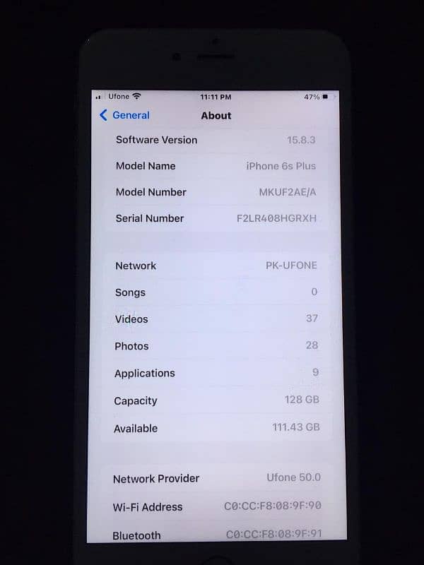 iPhone 6s plus 128GB pta approved 3