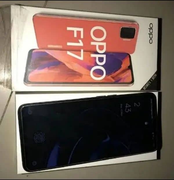 oppo f17 with box 1