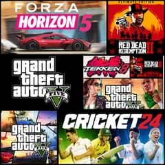 GTA 5•CRICKET 24•TEKKEN 8 NEW PC GAMES INSTALL KRWAYE PORY PAKISTAN ME