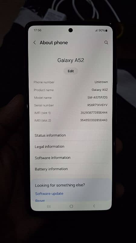 Samsung Galaxy A52 6