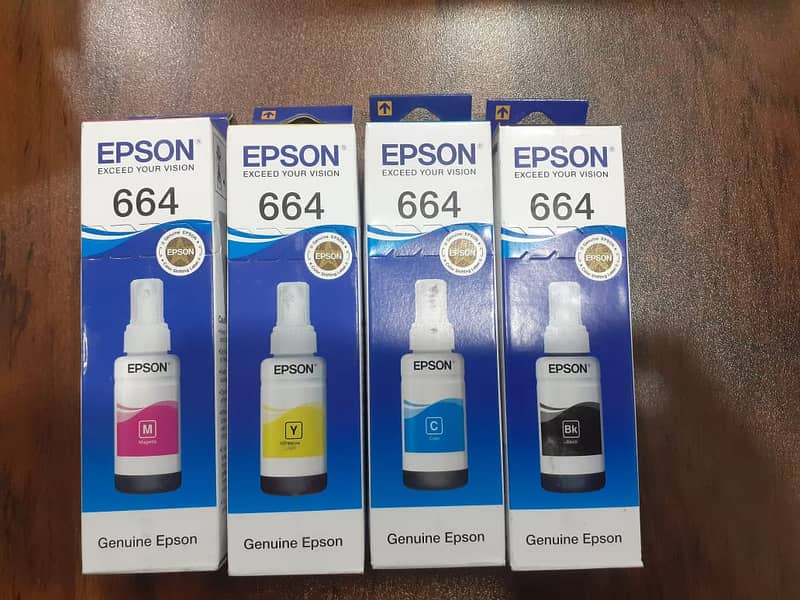 Epson 664 Original Ink Set (4 Color) 0