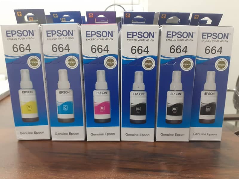 Epson 664 Original Ink Set (4 Color) 1