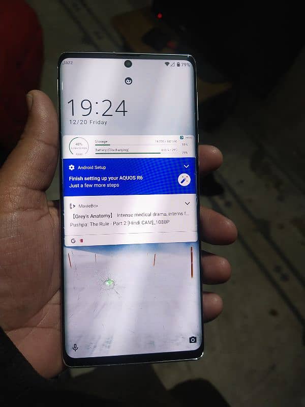 Aquos  R6 12gb ram 5g network 1