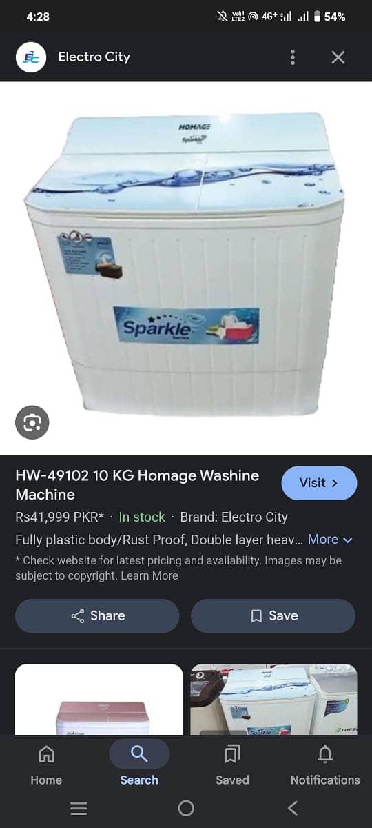 Homeage washing and dryer 03130172475 6