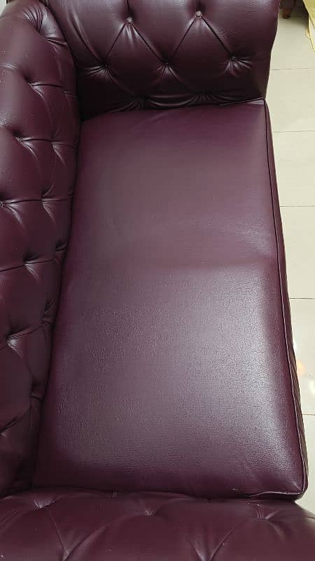 2,1,1 seater leatherette sofa set 2