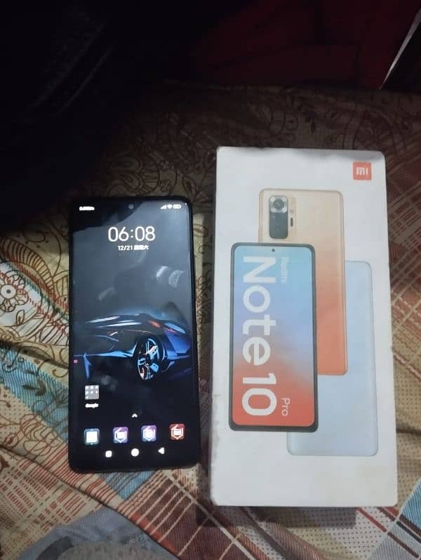 redmi note 10 pro  8+5 gb full box 0