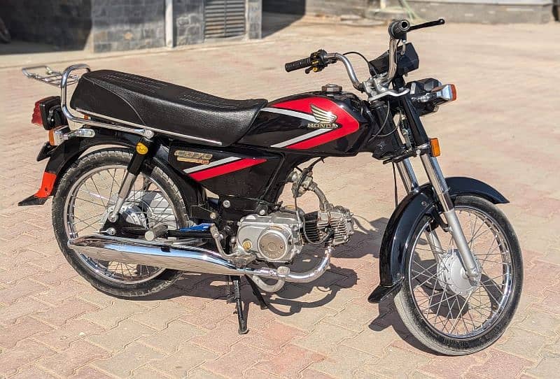 Honda CD 7t 70cc Model/1991 Karachi Number 0