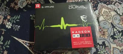 RX 580 8gb DDR5 Graphics Card For Sale (with box)