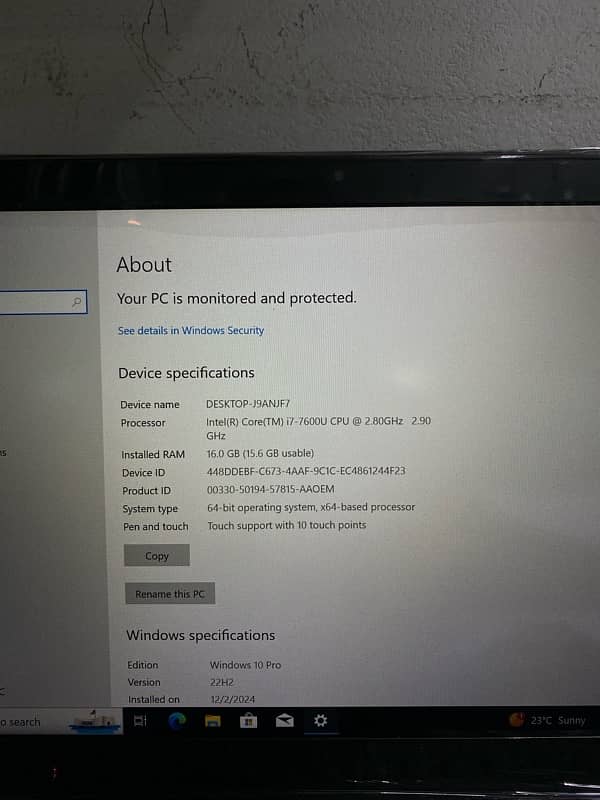 Lenovo T470s (i7 7th Gen) (16/256) TOUCH SCREEN 3