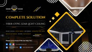 Complete Solution Fiber Optic Star-Light Ceiling