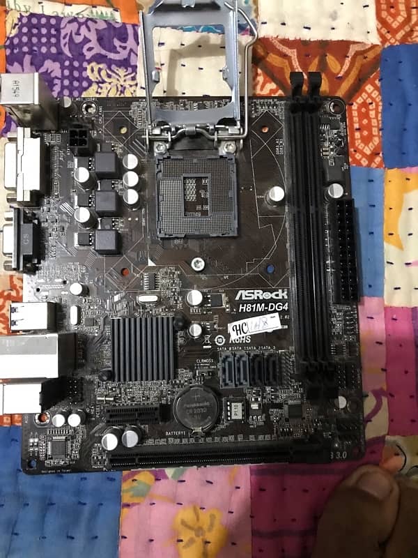 Have i5-4690 3.30ghz motherboard=H81M-DG4 Ram=16gb ram ddr3 1600mhz 0