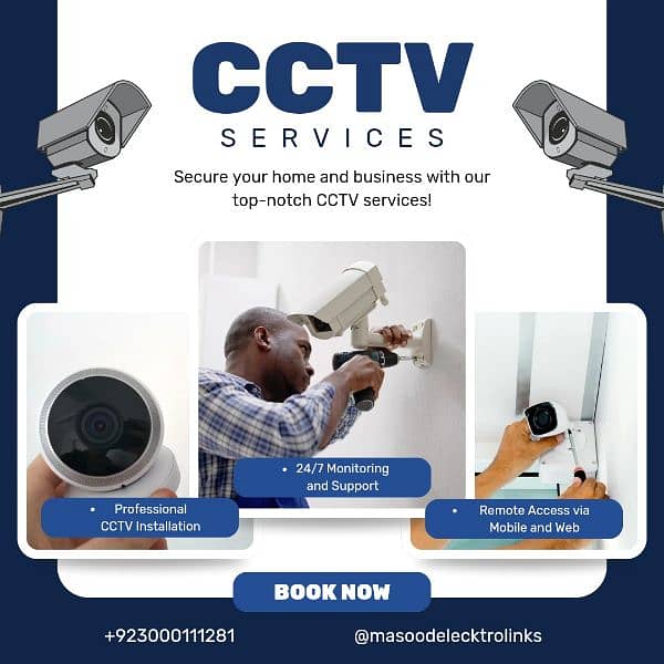 Masood Electrolinks CCTV Security Camera Service 0