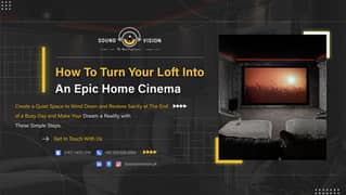 Fully Designed  Home Cinema Rooms Design, Build & Install Service. . .