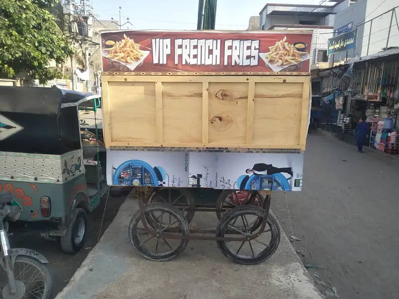 Fries Stall (Thela) with Material New Conditon 2 month Use 10/10 1