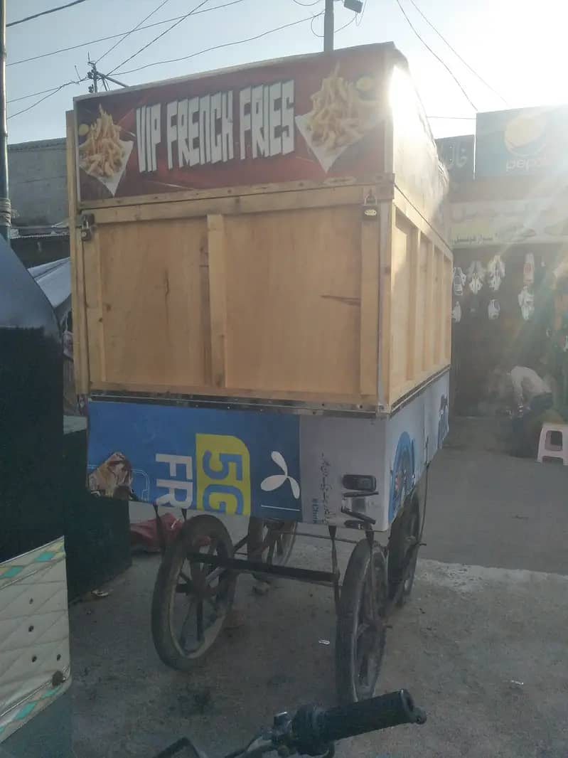 Fries Stall (Thela) with Material New Conditon 2 month Use 10/10 2