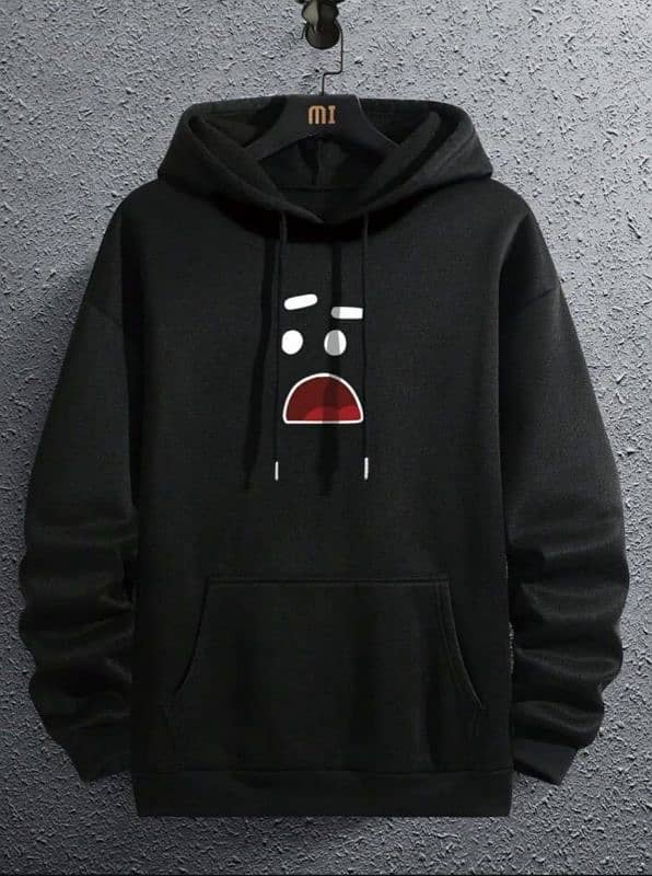 Men's Fleece printed hoodie 3