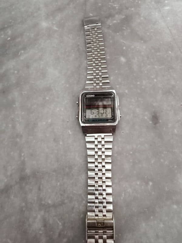 Casio solar watch 1