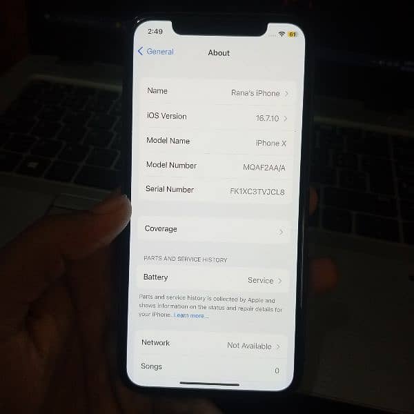 Iphone X 256 Gb Factory Unlocked Space Gray | Tru tone - Face ID OK 17