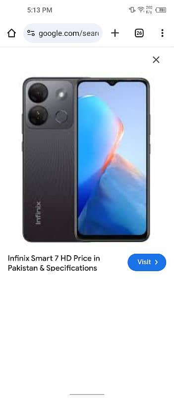 Infinix Smart 7 4+3gb 64gb  Exchange possible 1