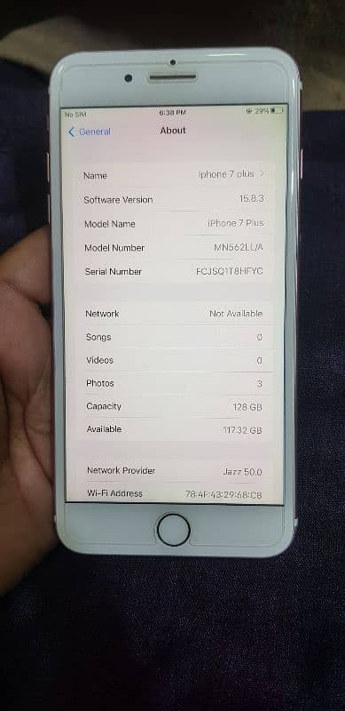 iphone 7 plus urgent sale 128 Gb PTA aproved 2