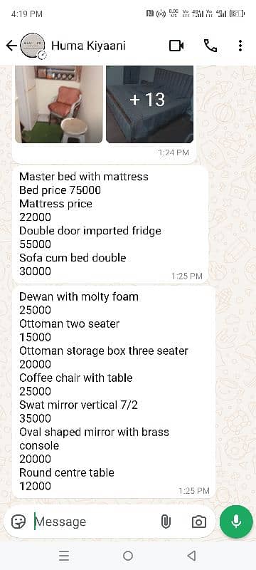 Furniture for sale due to shifting 11