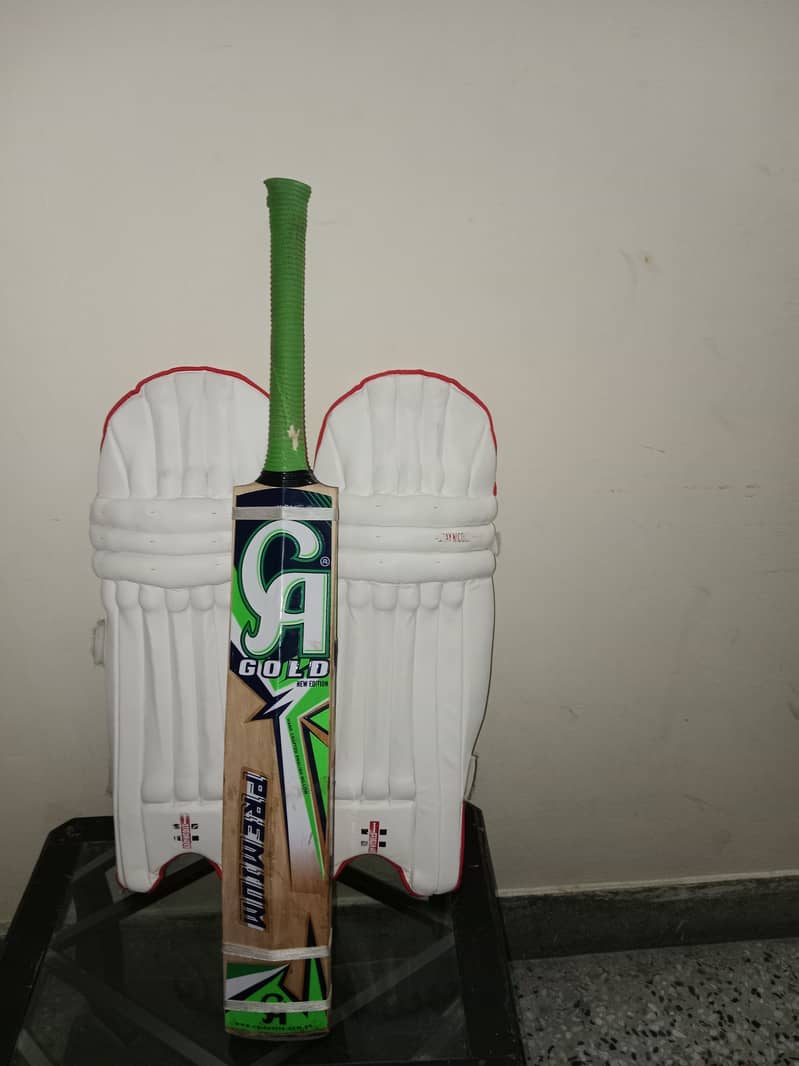 Professional Cricket Kit - Bat, Pads, Gloves, Helmet, and More 3