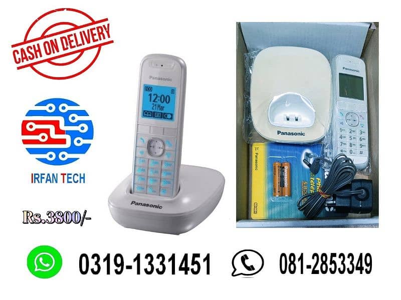 Dual Handset PTCL Landline Digital Cordless phone/Wireless telephone. 14