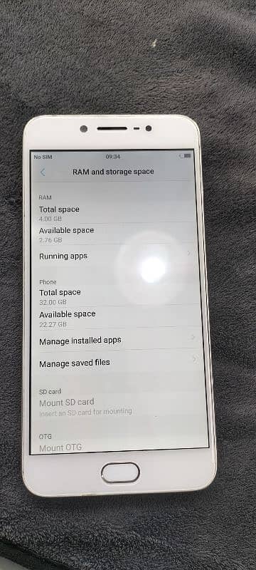 vivo . v5 4GB. . . ram. . . 32GB. . . ROM 6