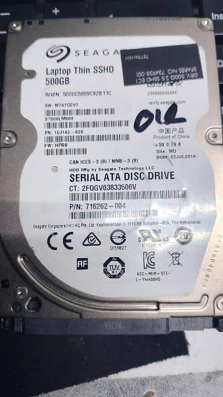 1Tb and 500gb laptop hards, 8gb computer rams 0