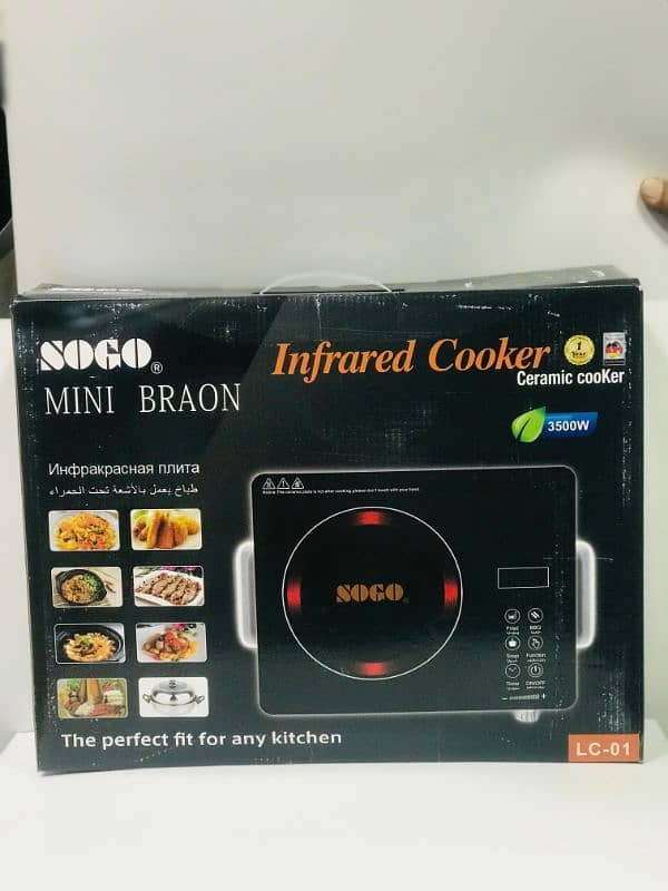 SOGO 3500W Infrared Ceramic Cooker - Efficient & Versatile Cooking 1