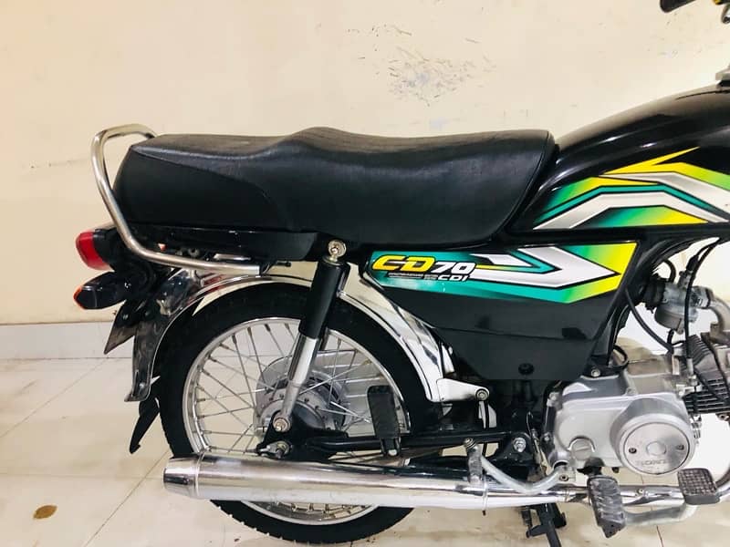 Honda Cd 70 2023 lush Condition 1