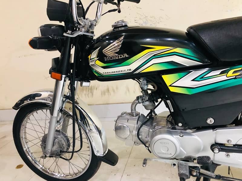 Honda Cd 70 2023 lush Condition 2