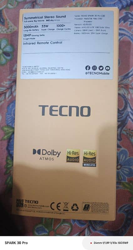 Tecno spark 30 pro 1