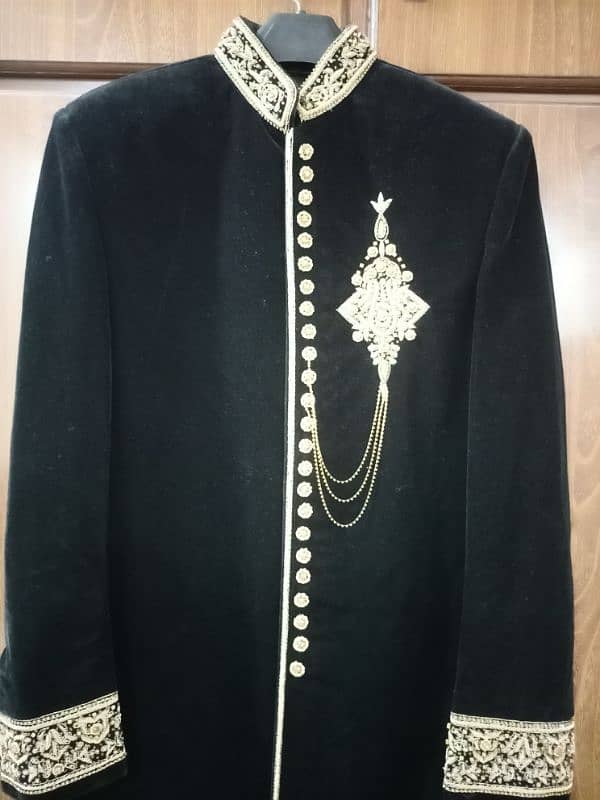 Sherwani with Qulla & Khussa for sale 0