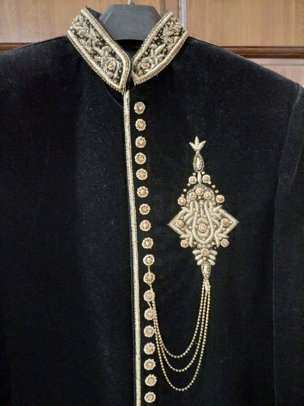 Sherwani with Qulla & Khussa for sale 5