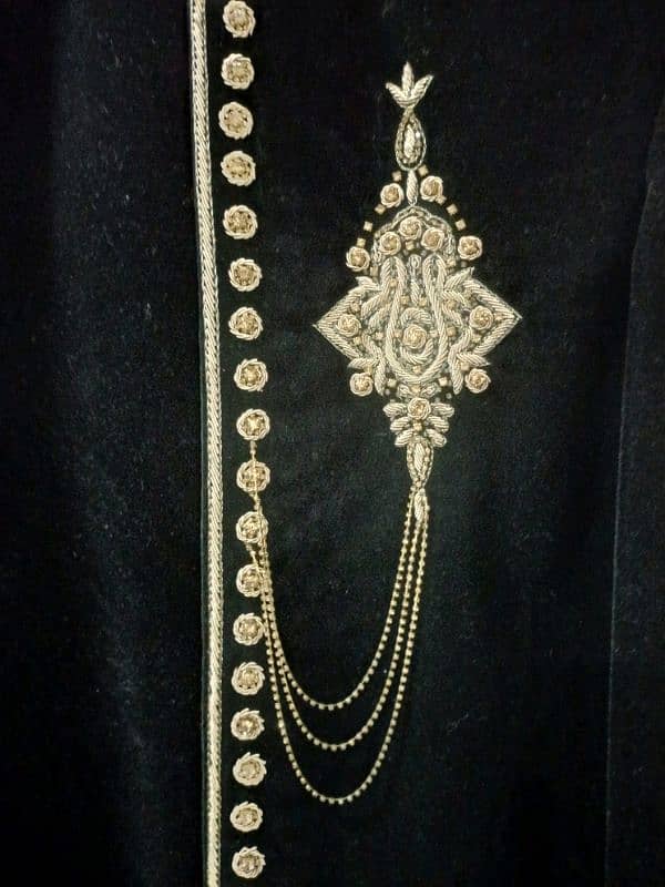 Sherwani with Qulla & Khussa for sale 8