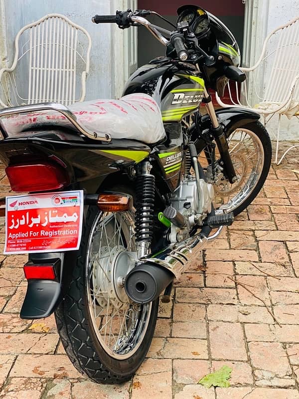 Honda deluxe 100 serial swabi number 1