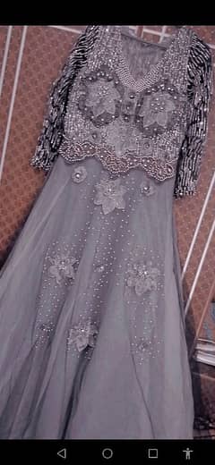 long grey maxi