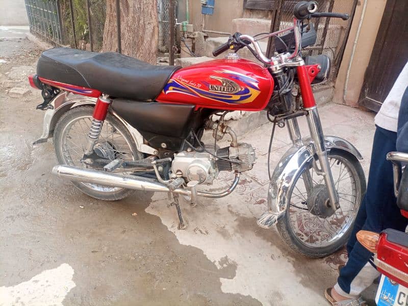 united motorcycle new condition engine good urgent sale 0