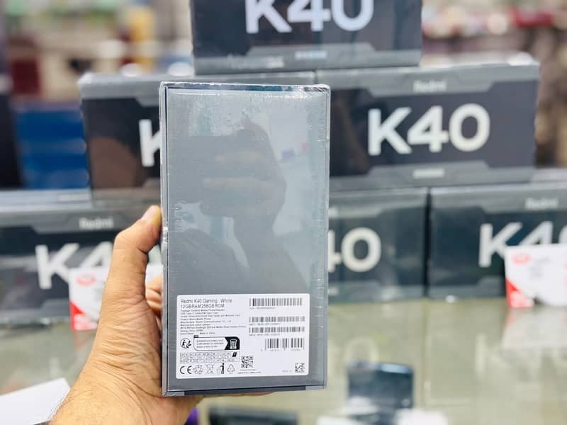 Redmi k40 256/12+3 5G Brand New Non Active Pin Pack Pta Duty 25000 7