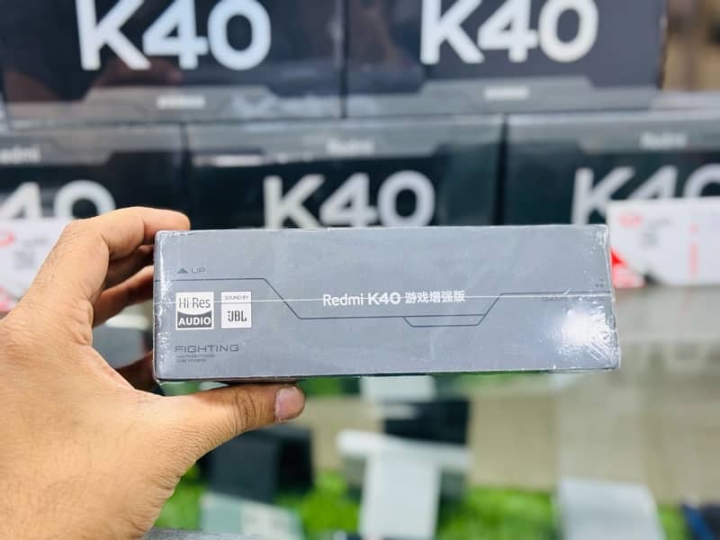 Redmi k40 256/12+3 5G Brand New Non Active Pin Pack Pta Duty 25000 9