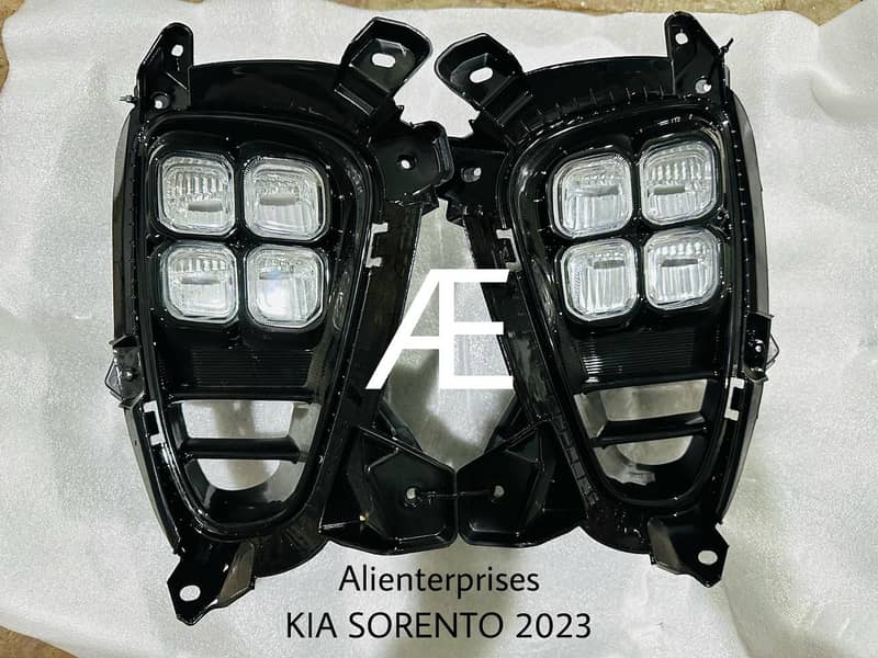 Hyundai Santa FE Side Mirror Headlight Radiator Side Mirrors Fog Lamps 5