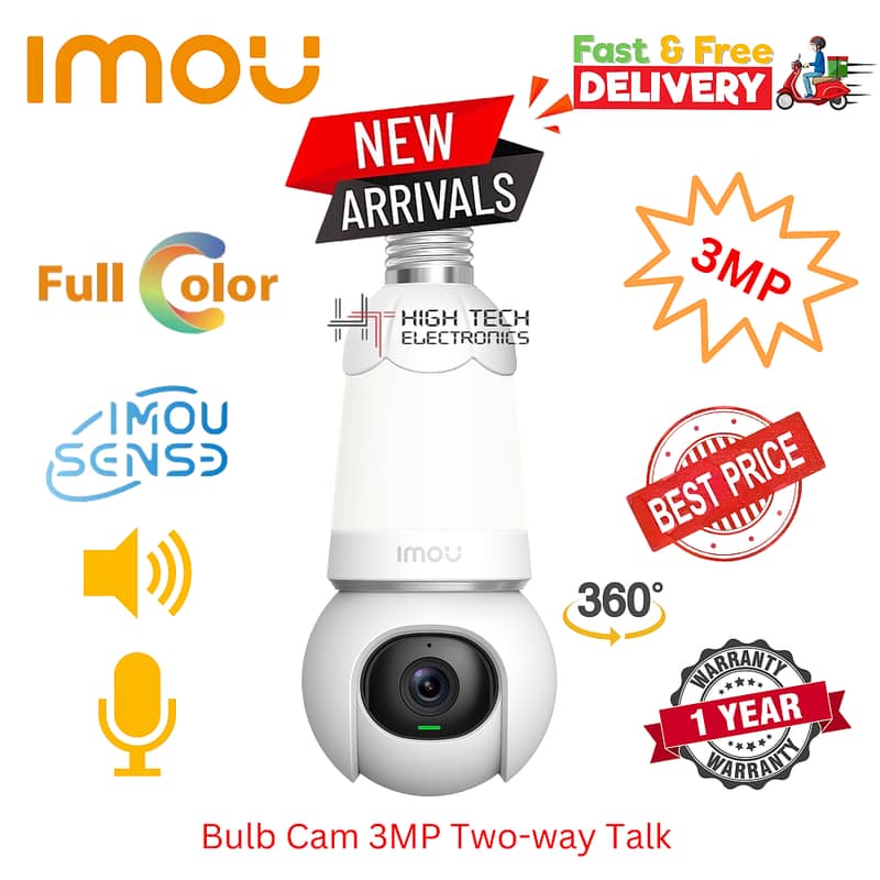 IMOU Cruiser SE+ 3MP  Two way Talk 1 year warranty 1