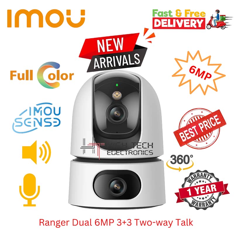 IMOU Cruiser SE+ 3MP  Two way Talk 1 year warranty 8