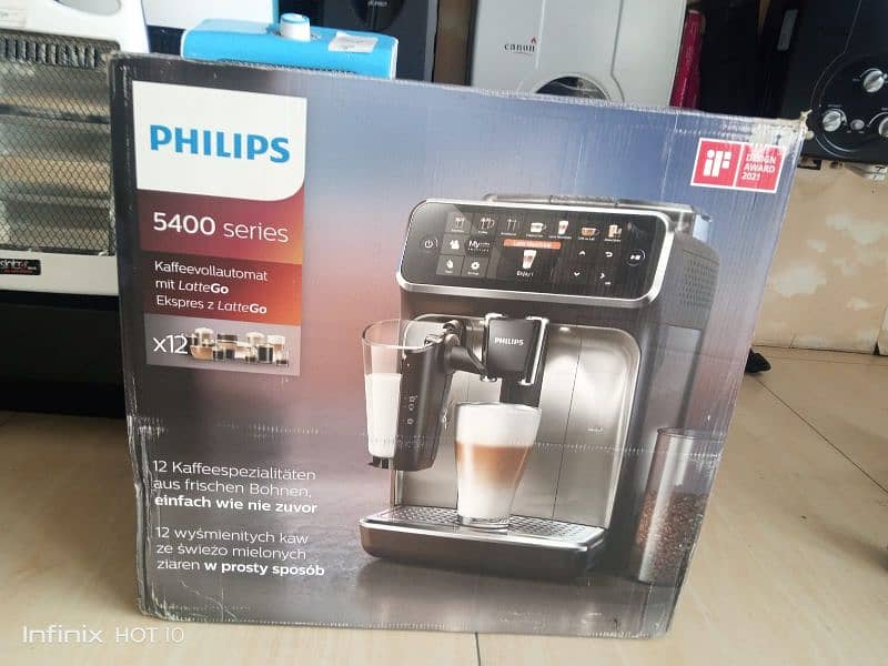 PHILIPS 5400 SERIES COFFEE MACHINE FULLY AUTOMATIC 1