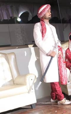 Grooms Sherwani with all accessories. Designer's made article.